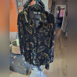 Dana Bucan Velvet Button-up 14